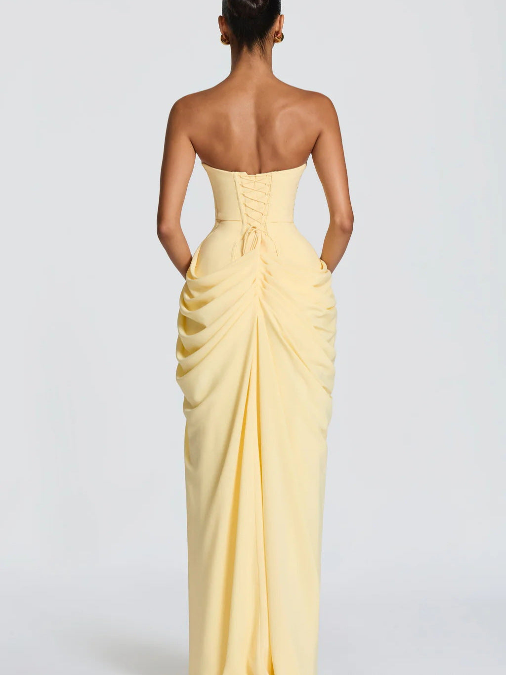Elegant One Shoulder Evening Gown